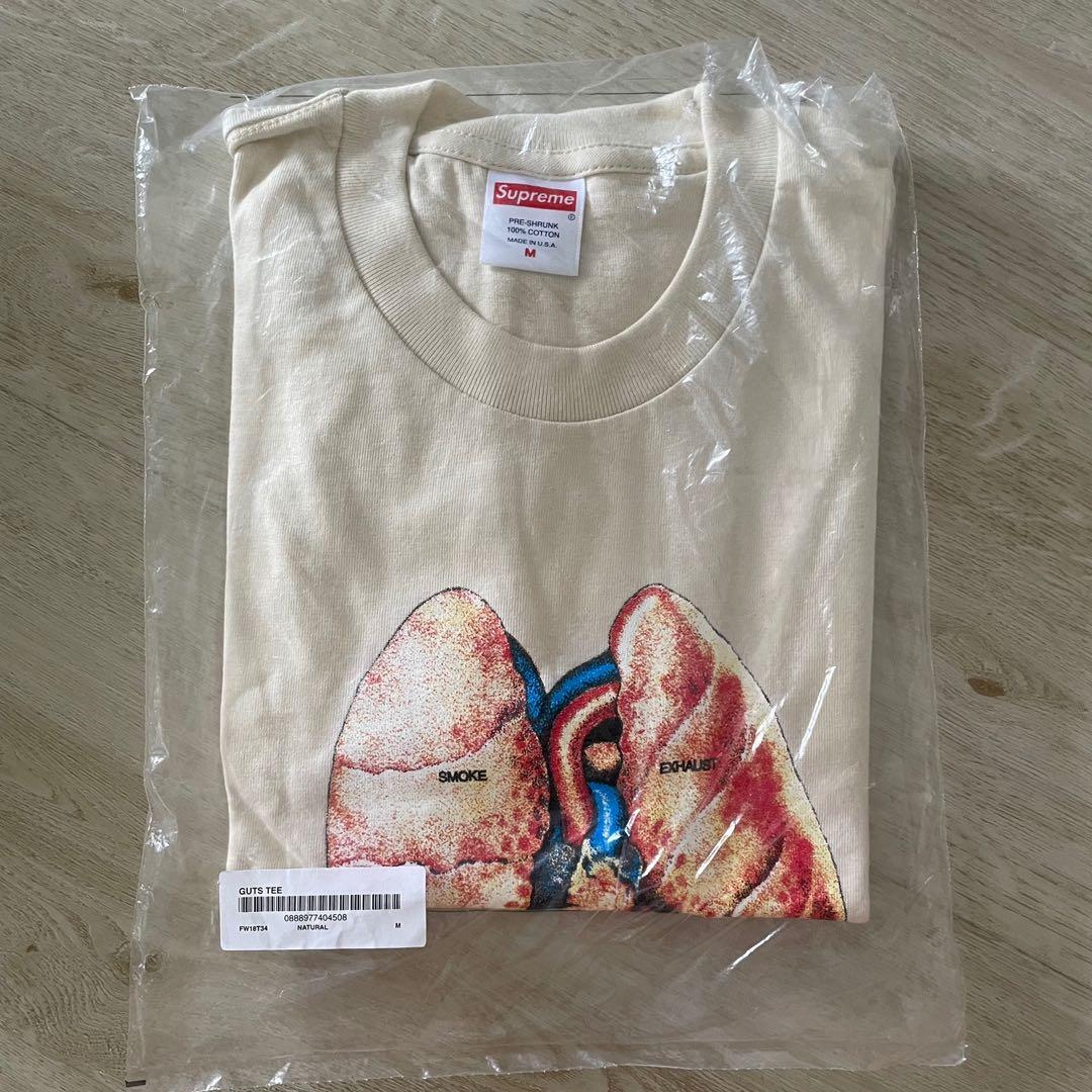 BNDS] Supreme Guts Tee in Natural, Men's Fashion, Tops & Sets