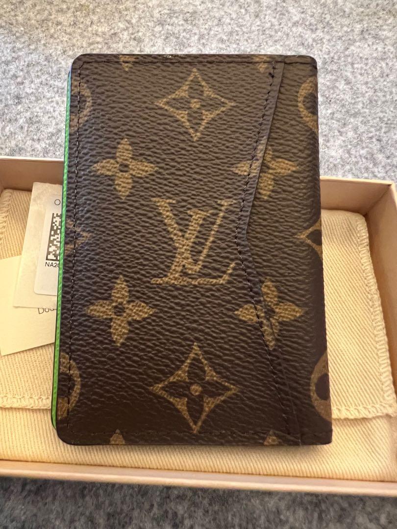 Genuine Louis Vuitton Pocket Organizer LV Friends Monogram Virgil Abloh  M80154