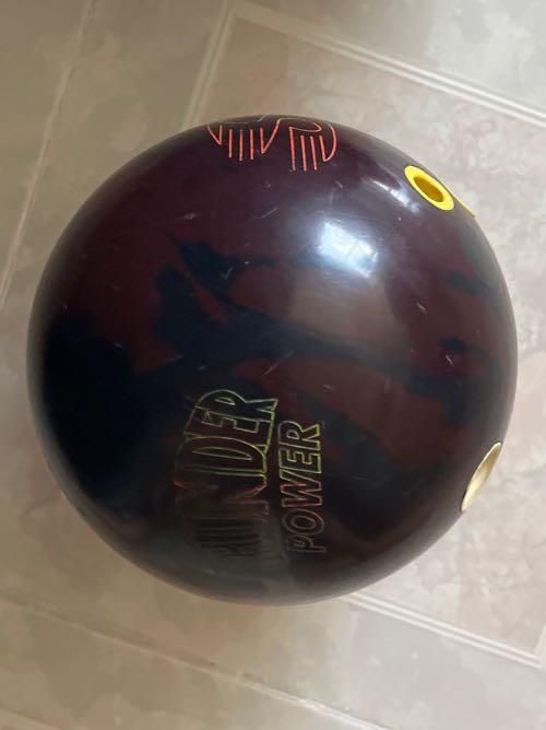 Bowling Balls Reactive Brunswick Red Alert Press, Columbia Plastic