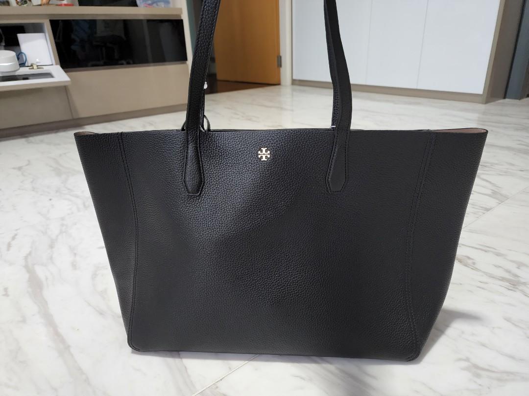 Brand new Tory Burch tote bag (sand / black), Women's Fashion, Bags &  Wallets, Tote Bags on Carousell