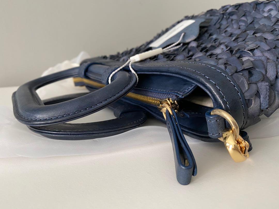 Calonge Mini Top Handle Bag CA 1415 Canopy Navy Women s Fashion Bags Wallets Tote Bags on Carousell