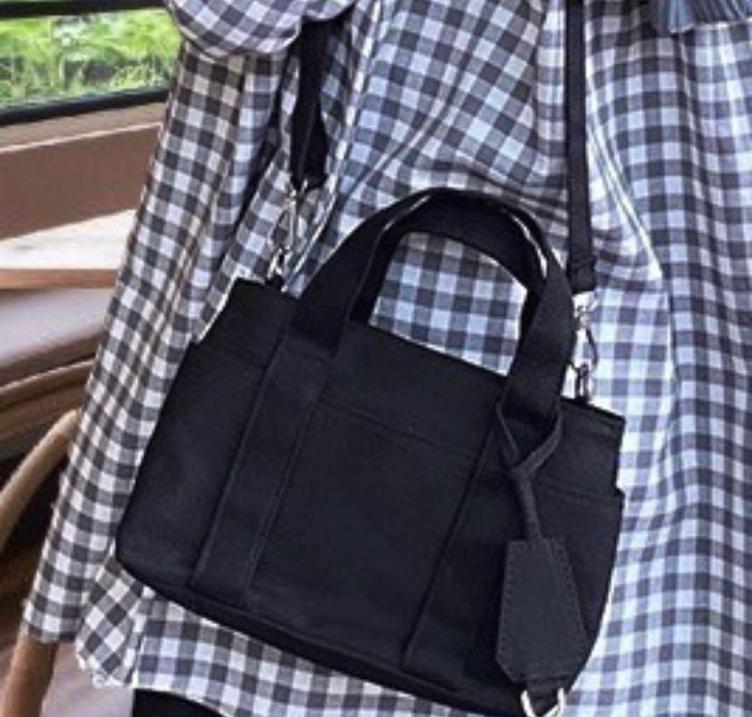 Canvas Sling Bag, Fesyen Wanita, Tas 