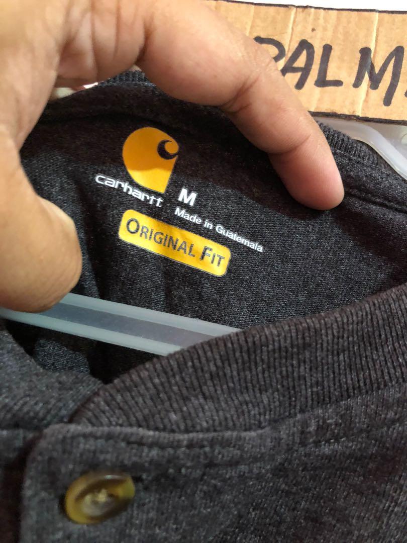 Carhartt button best sale