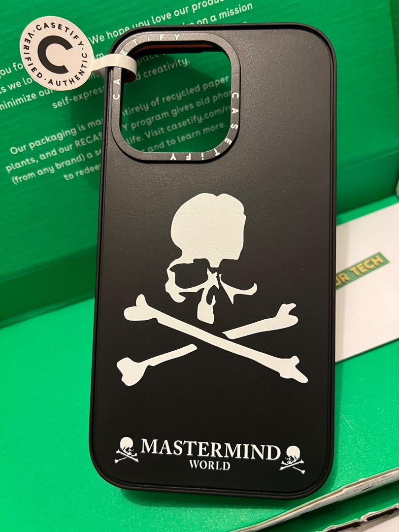 Casetify x Mastermind IPhone 13 Pro White Skull Case , 手提電話 