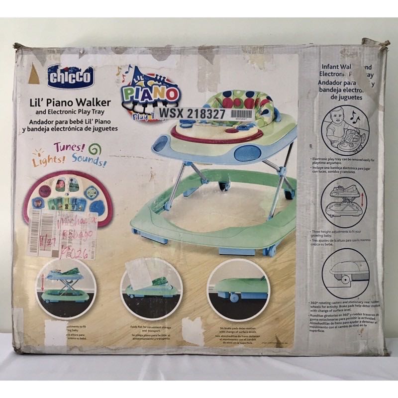 Chicco lil cheap piano walker