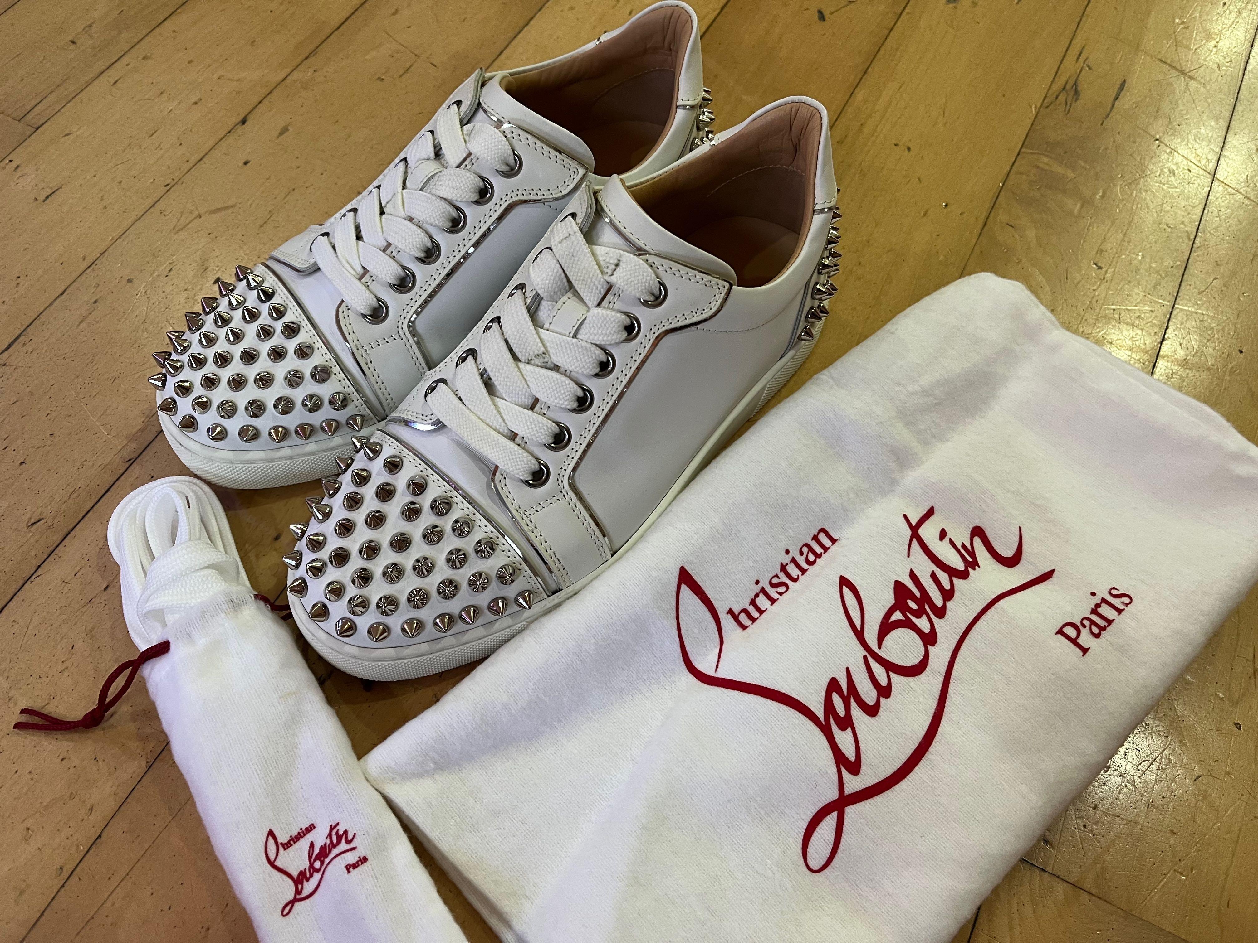 Christian louboutin spiked sneakers new arrivals