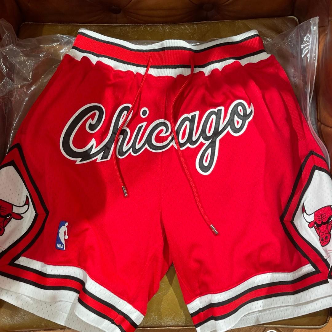 Chicago Bulls Cursive Red Black New Mens Just Don Shorts - antiques - by  owner - craigslist