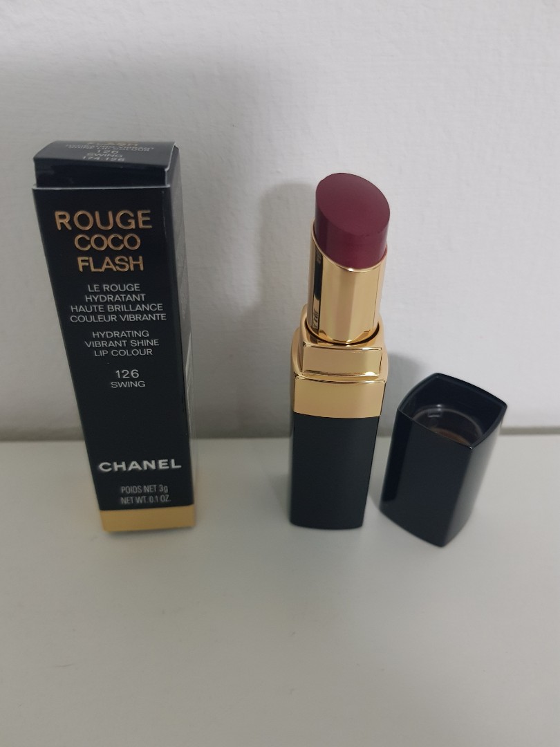 Clearance] Chanel Rouge Coco Flash Color : 126 Swing, Beauty