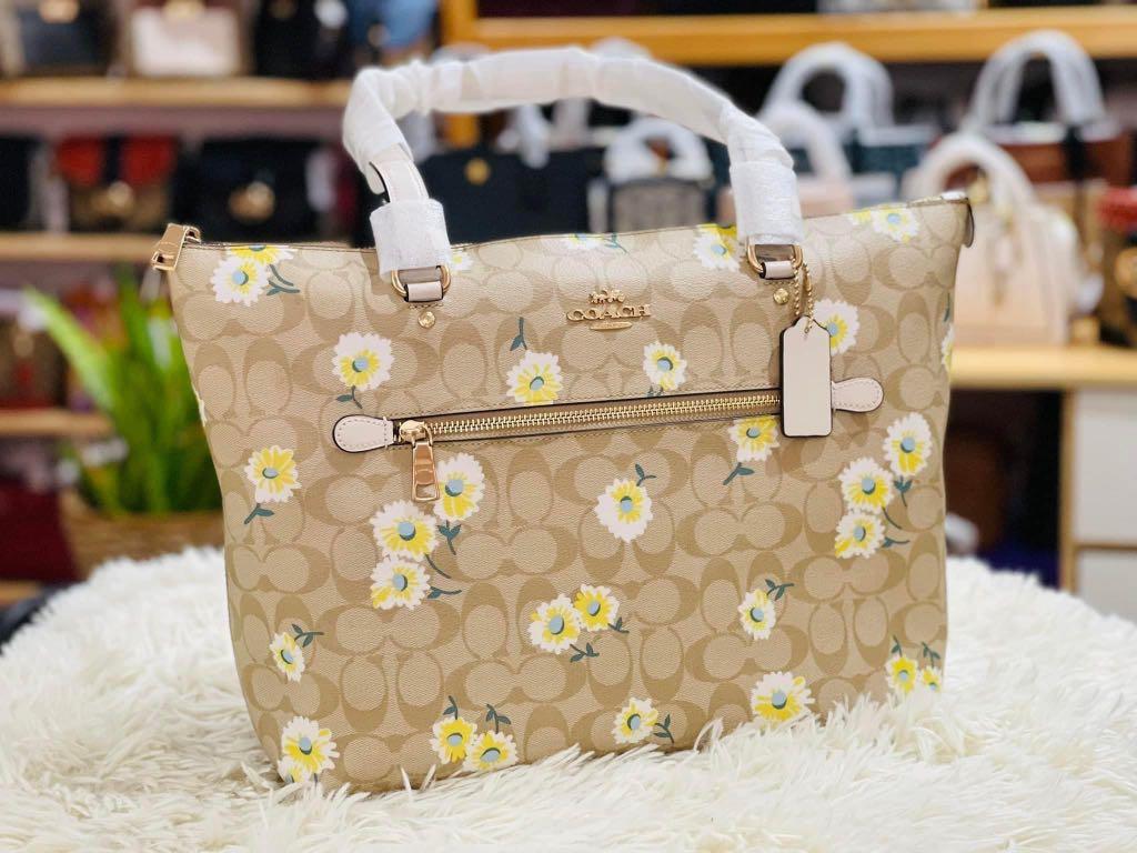 Coach daisy signature best sale tote
