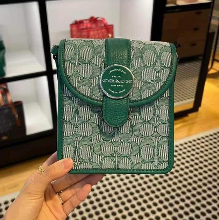 Coach Green Cross Body bag, Women's Fashion, Bags & Wallets, Cross-body Bags  on Carousell