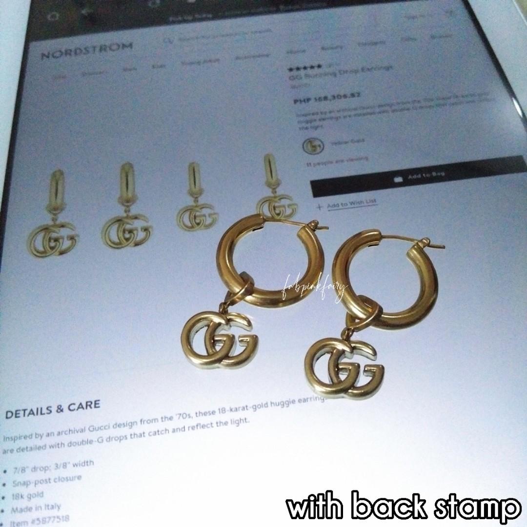 Gucci gold earrings sale Clearance