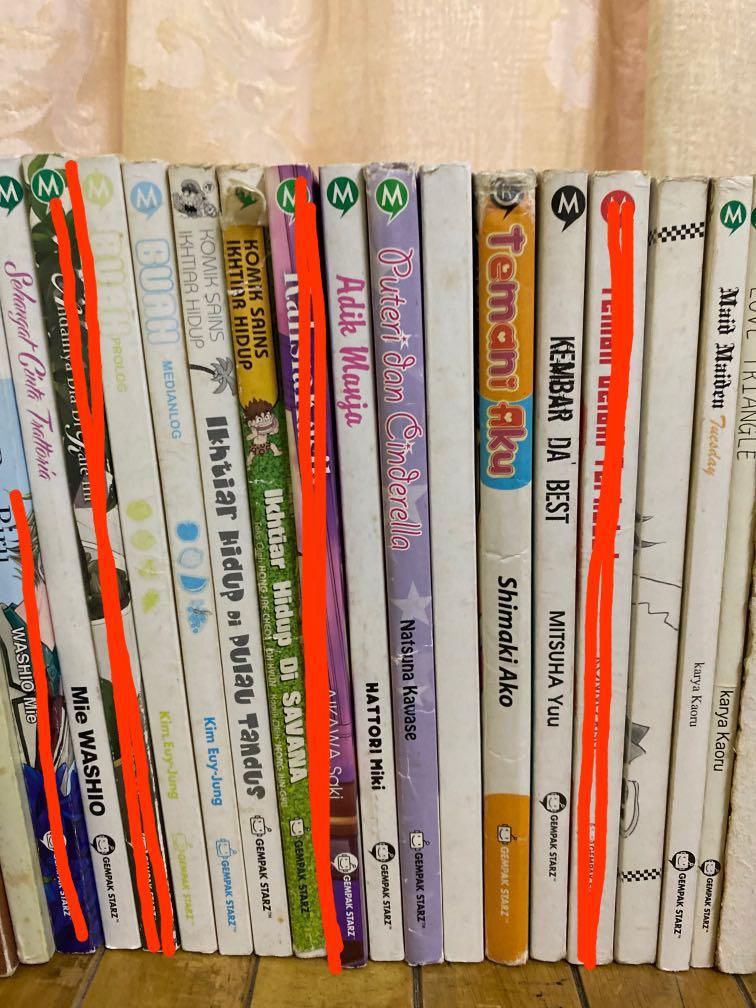 Comics (Category: Comics & Manga) located in Kuala Lumpur. Submitted by aira1213 (Listing ID 1151518201, Image 3). Description: 31 comics. RM4 each. Buy more can get discount and nego. Message if want more pictures or have enquiries. Meet up area Kepong/ Selayang. Can post as well. Title from left: 1. Lawak Kampus - Keith 2. Lawak Kampus Move On - Keith 3. Lawak Kampus Revive - Keith 4. Lawak Kampus League - Keith 5. Lawak Kampus Secret - Keith 6