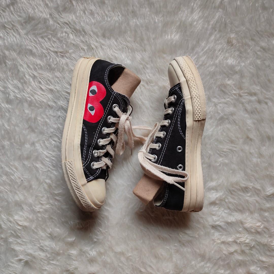 CONVERSE x COMME DES GARCONS PLAY Hype Shoes Women s Fashion