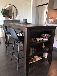 Counter height dining table