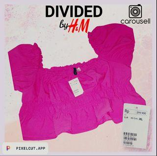 Crop top sabrina Pink Divided