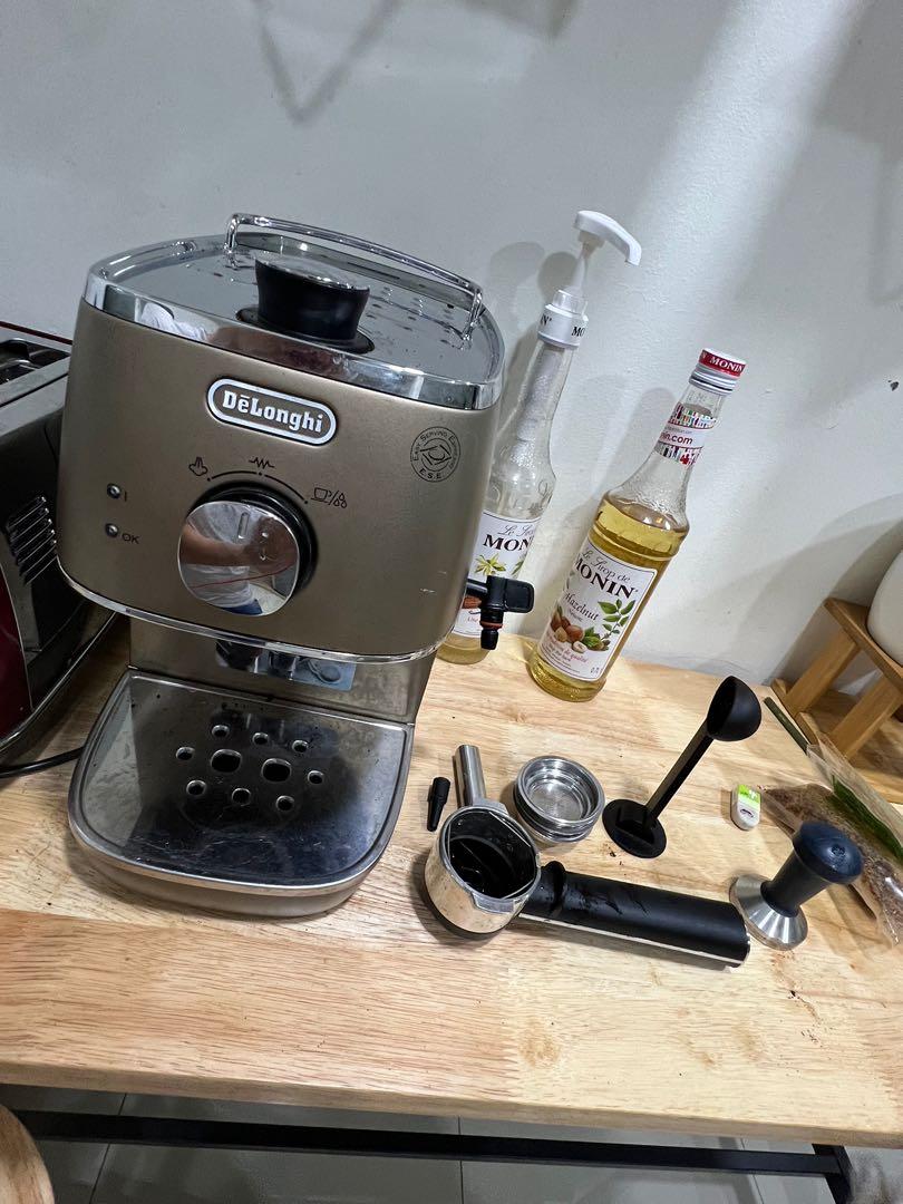 courage slope Moronic delonghi EC1341, TV & Home Appliances, Kitchen Appliances, Coffee Machines  & Makers on Carousell