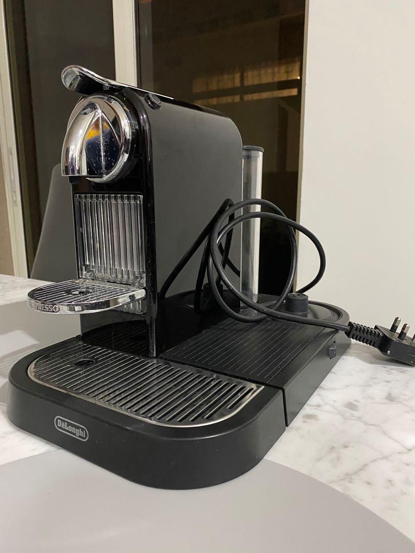 DeLonghi Nespresso machine with Nespresso Aeroccino 4 milk froth maker