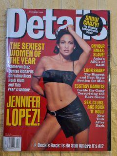 Details Magazine December 1998 JLo