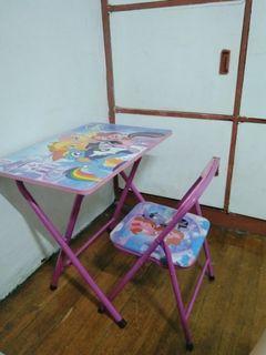 Foldable Table and Chair for Kids