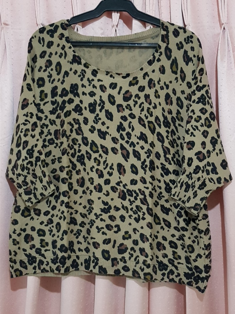 Leopard print online sweater forever 21