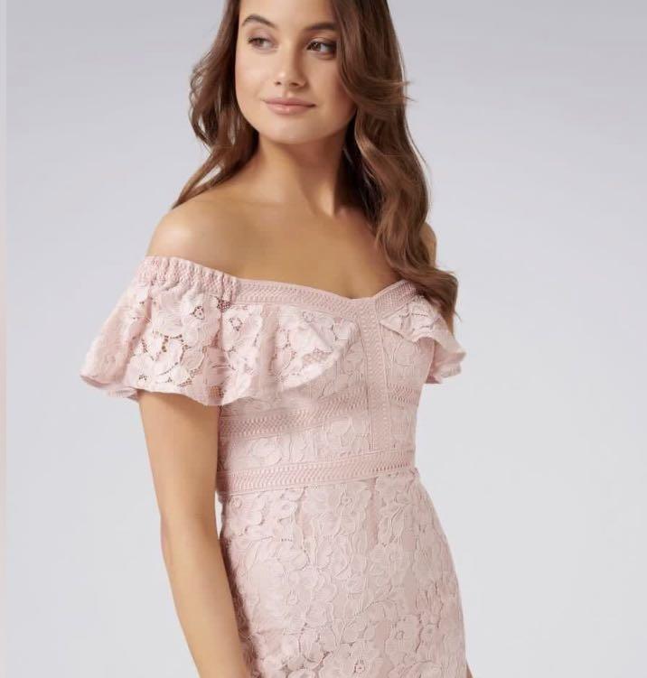 Phillipa lace off online shoulder dress