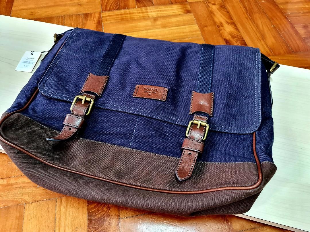 Messenger bag fossil sale