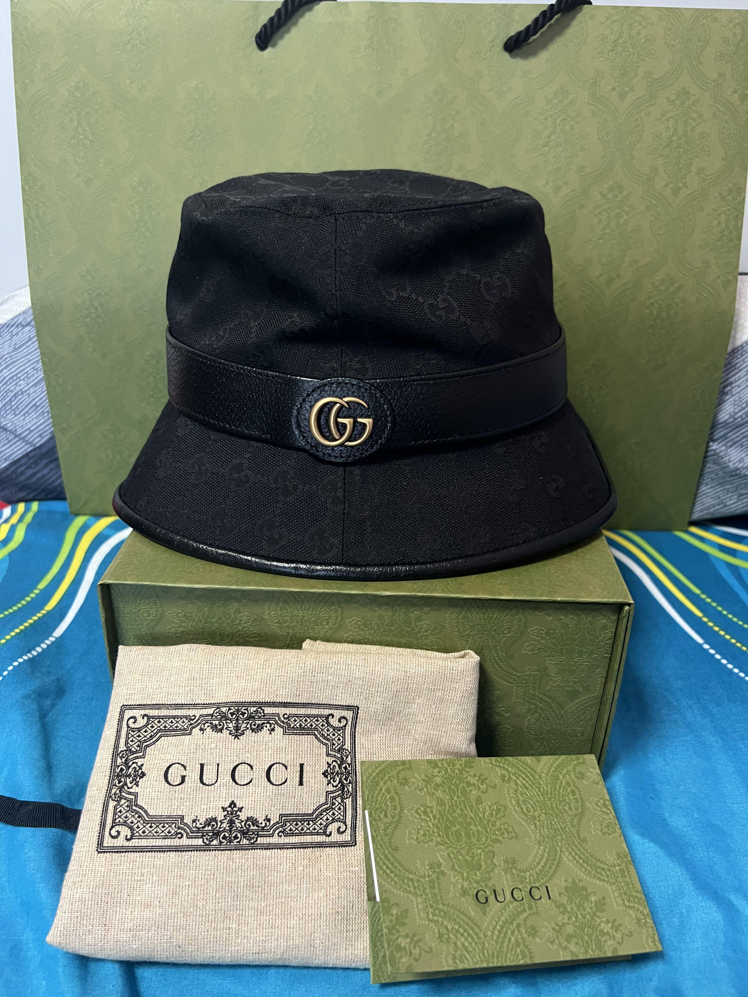 GG canvas bucket hat with Double G