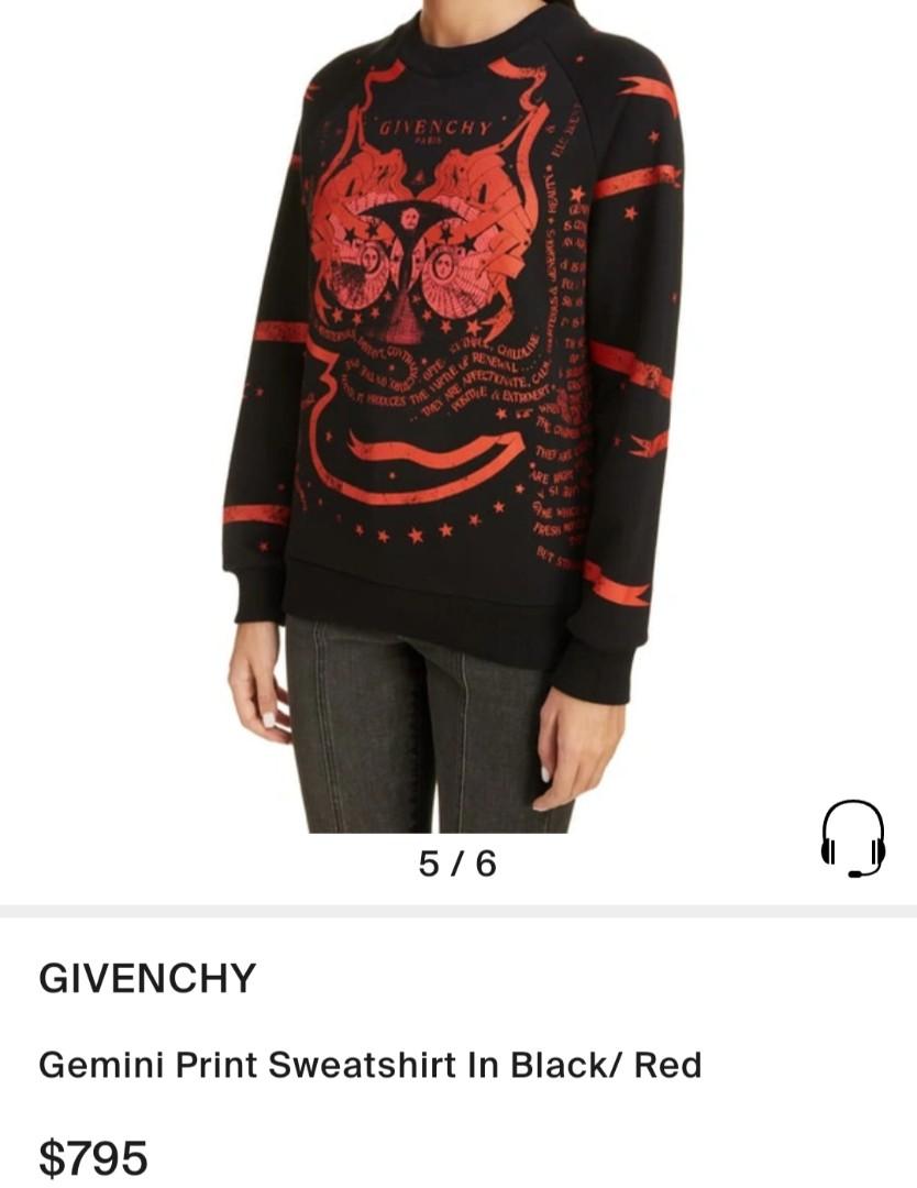 Givenchy gemini sweatshirt outlet