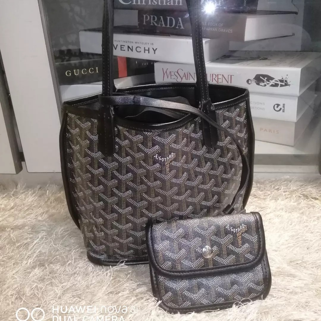 Goyard Rouette PM Noir et, Luxury, Bags & Wallets on Carousell