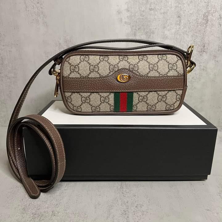 Gucci Ophidia Mini Triple Sling Zip Crossbody Bag