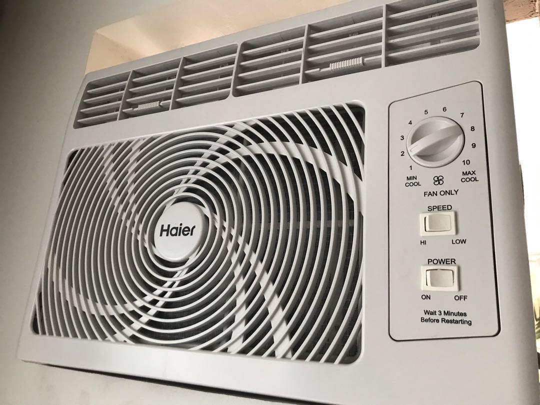 HAIER 0.5 HP Window Type Inverter Grade Aircon Airconditioner AC