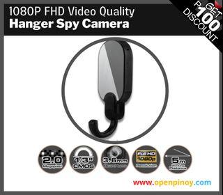 Hanger Spy Camera | 1080P FHD Video Quality