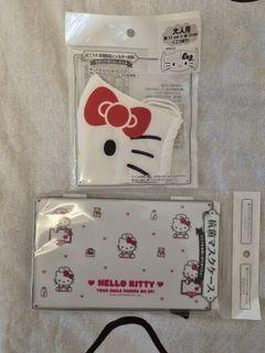 Hello Kitty Mask and Mask Holder from Sanrio Japan