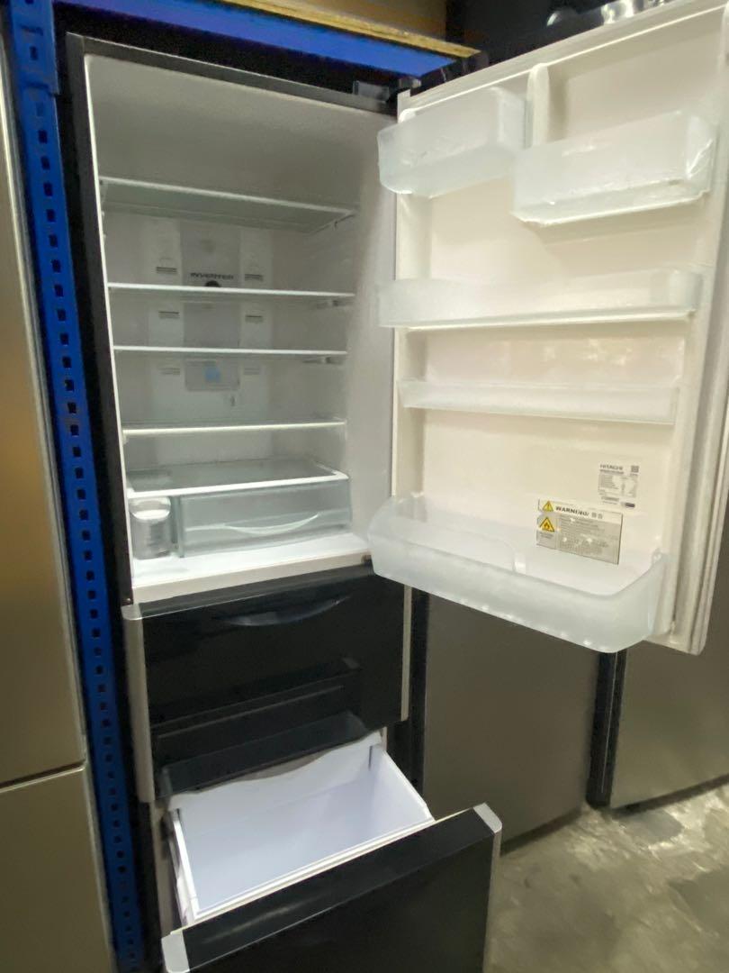 Hitachi 3Ticks Bottom Freezer Auto Icemaker Inverter Fridge, 365L, TV