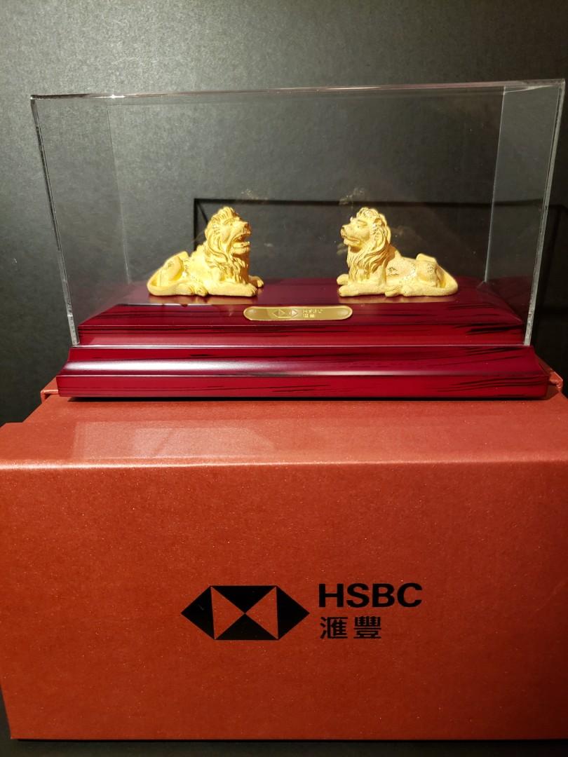 カ*て様 香港HSBC銀行 風水　ブロンズライオン像 2体セット非売品　獅子　箱 匯豐獅子擺設” 出售| 收藏品及紀念品| Carousell Hong Kong