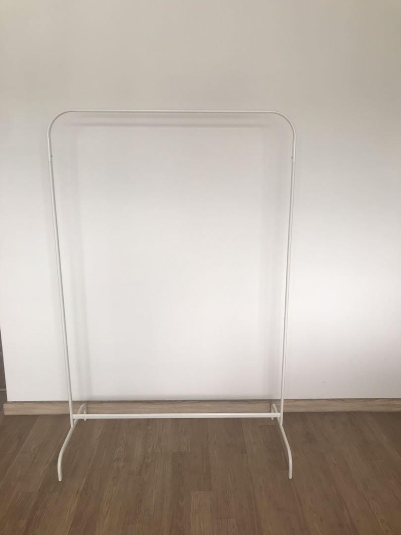 IKEA MULIG Clothes rack, white99x152 cm, Furniture & Home Living