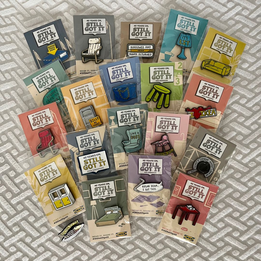 IKEA Pins, Hobbies & Toys, Memorabilia & Collectibles, Fan Merchandise