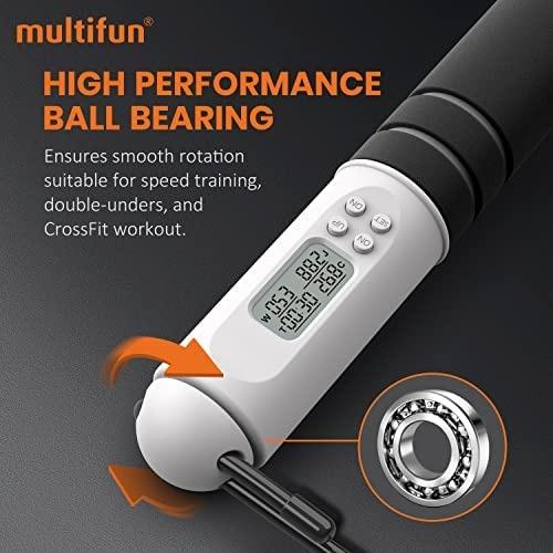 Jump Rope, multifun Speed Skipping Rope with Calorie Counter ...