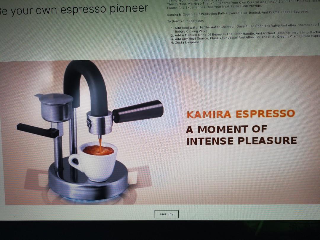 KAMIRA ESPRESSO MACHINE, TV & Home Appliances, Kitchen Appliances