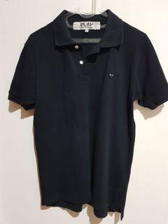 KAOS CDG BLACK SIZE M DIJAMIN ORI 100%