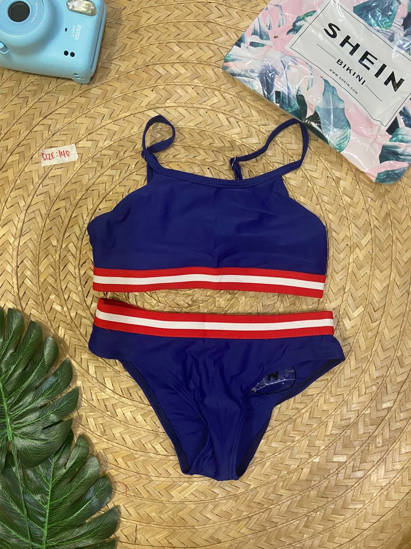 Kids shein two piece swimsuit swimwear bikini, Babies & Kids, Babies