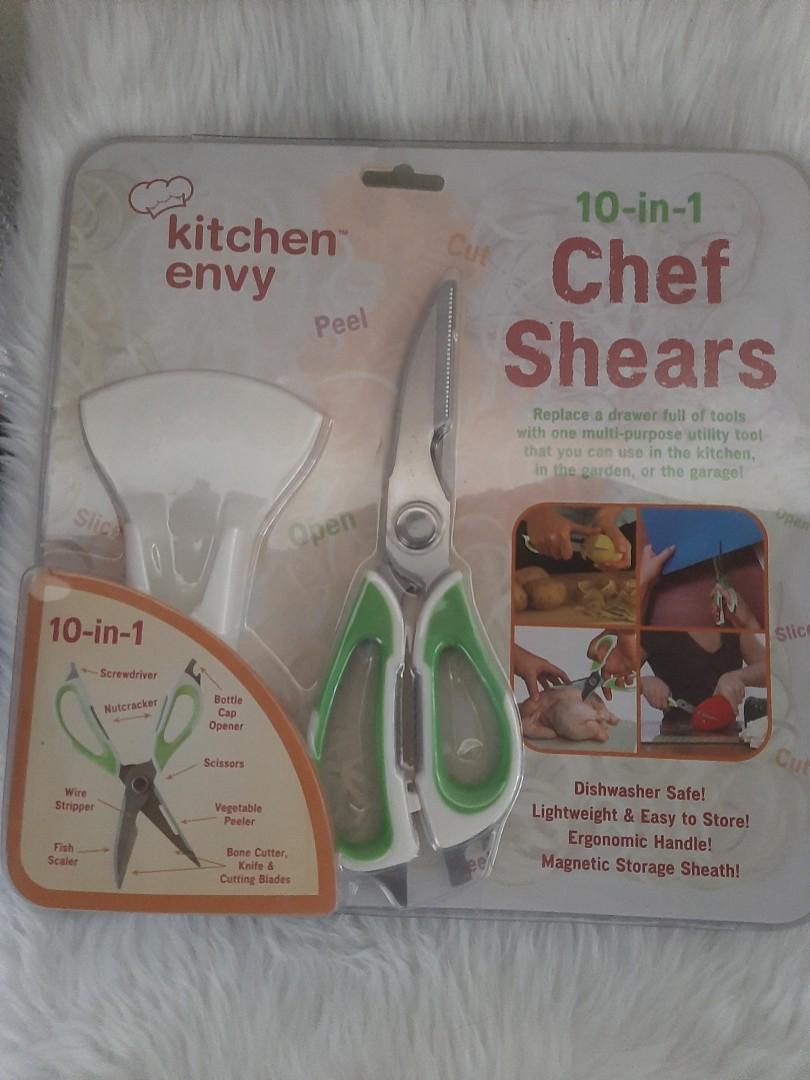 KITCHEN ENVY 10IN1 CHEF SHEARS, Furniture & Home Living, Kitchenware