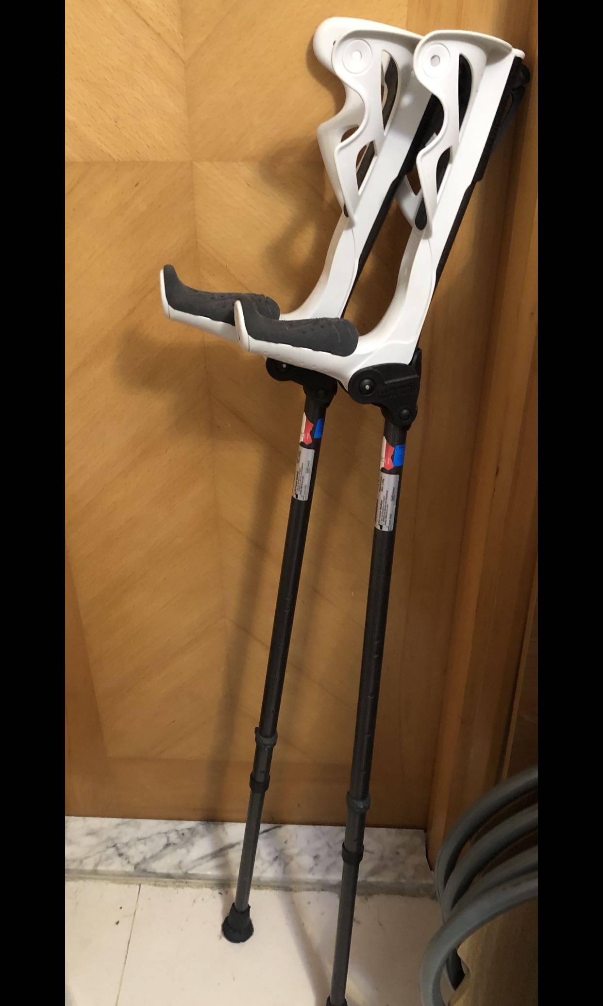FDI medical Crutches made in France 法國製 復康用 拐杖, 健康及營養食用品, 醫療用品和工具