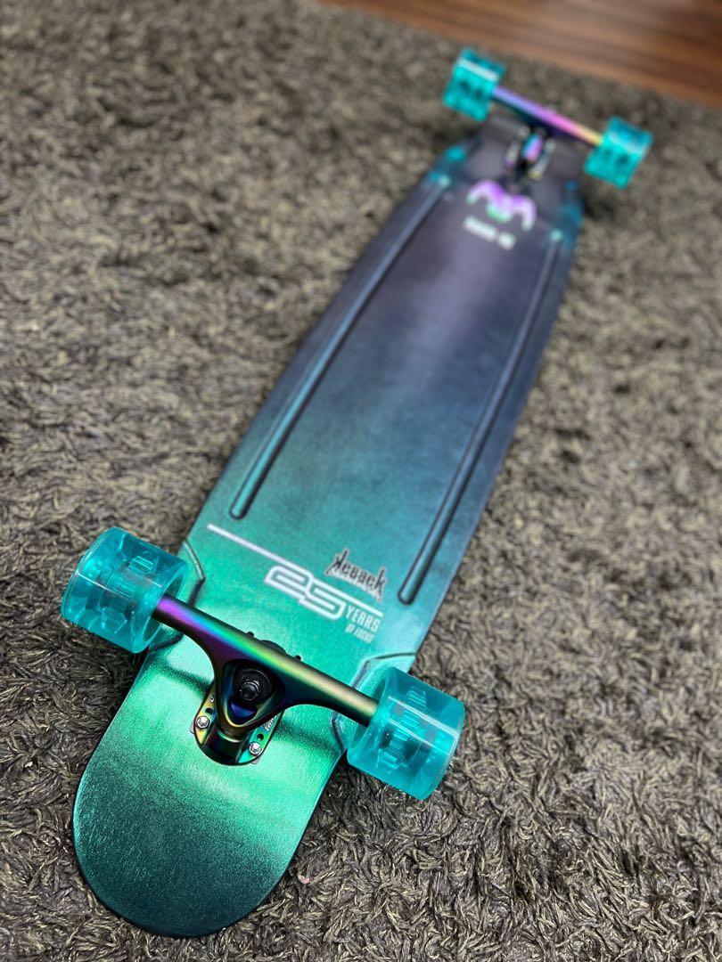 Limited edition Kebbek Skateboards 25th anniversary Kaslo 46 dancing