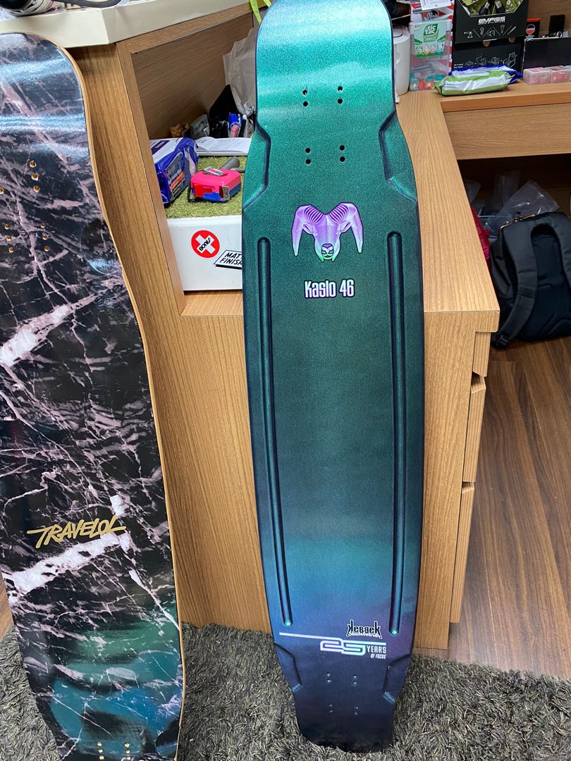 Limited edition Kebbek Skateboards 25th anniversary Kaslo 46 dancing