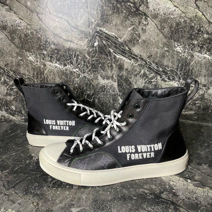 Louis Vuitton Forever Tattoo High-Top Sneakers - Blue Sneakers