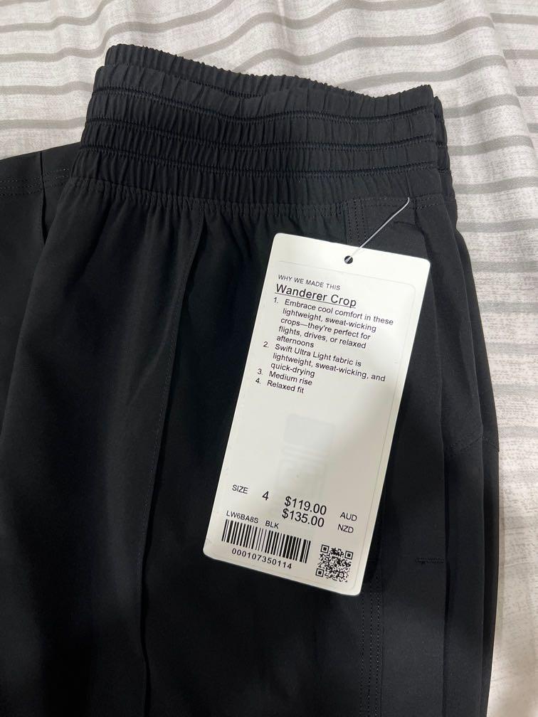 BNWT Lululemon Wanderer Crop 4, Women's Fashion, Activewear on Carousell