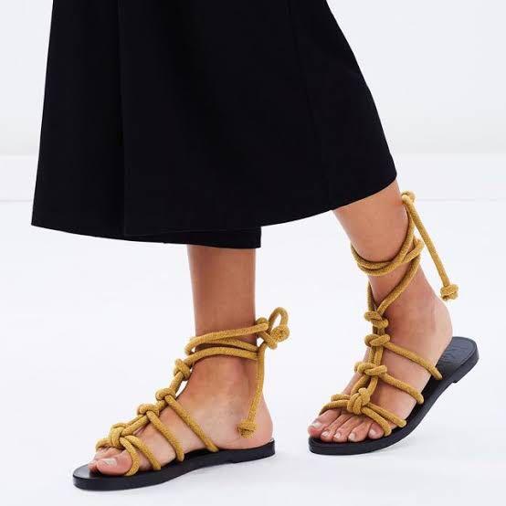 Mango rope top sandals