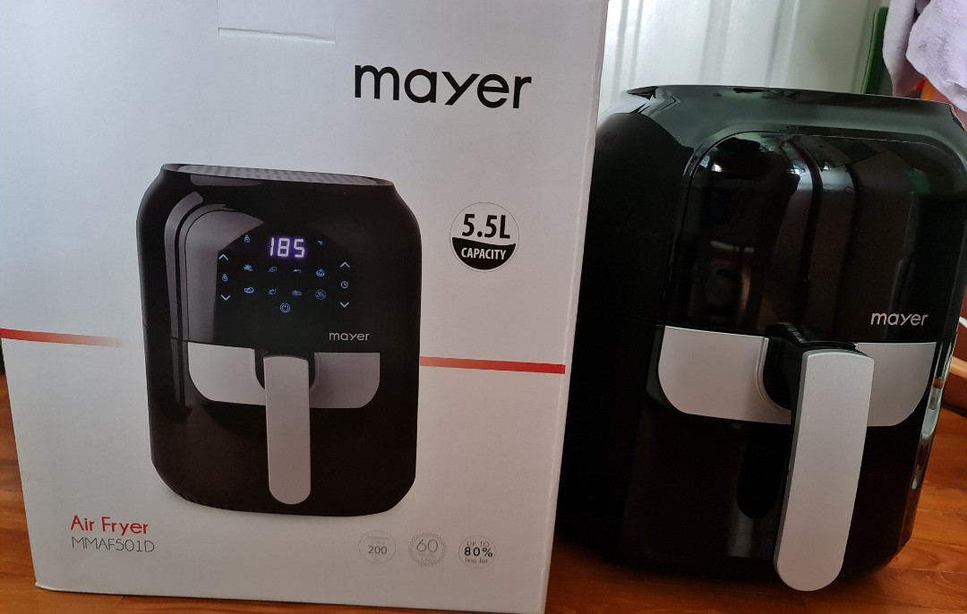 Mayer 5.5L Air Fryers Mmaf501D, TV & Home Appliances, Kitchen