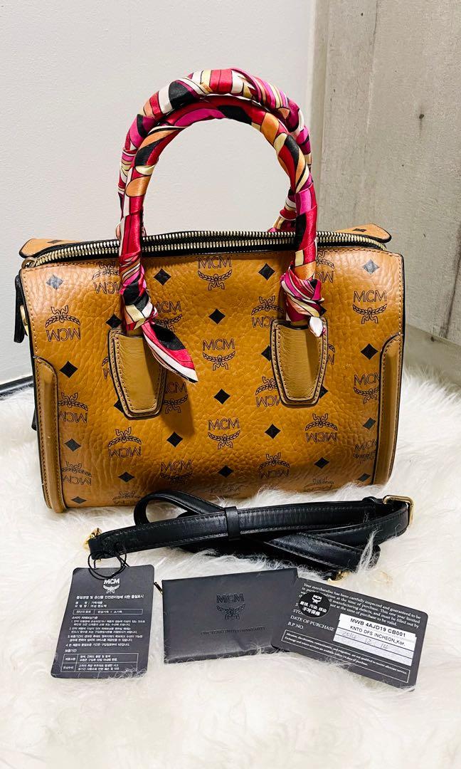 Mcm speedy clearance bag